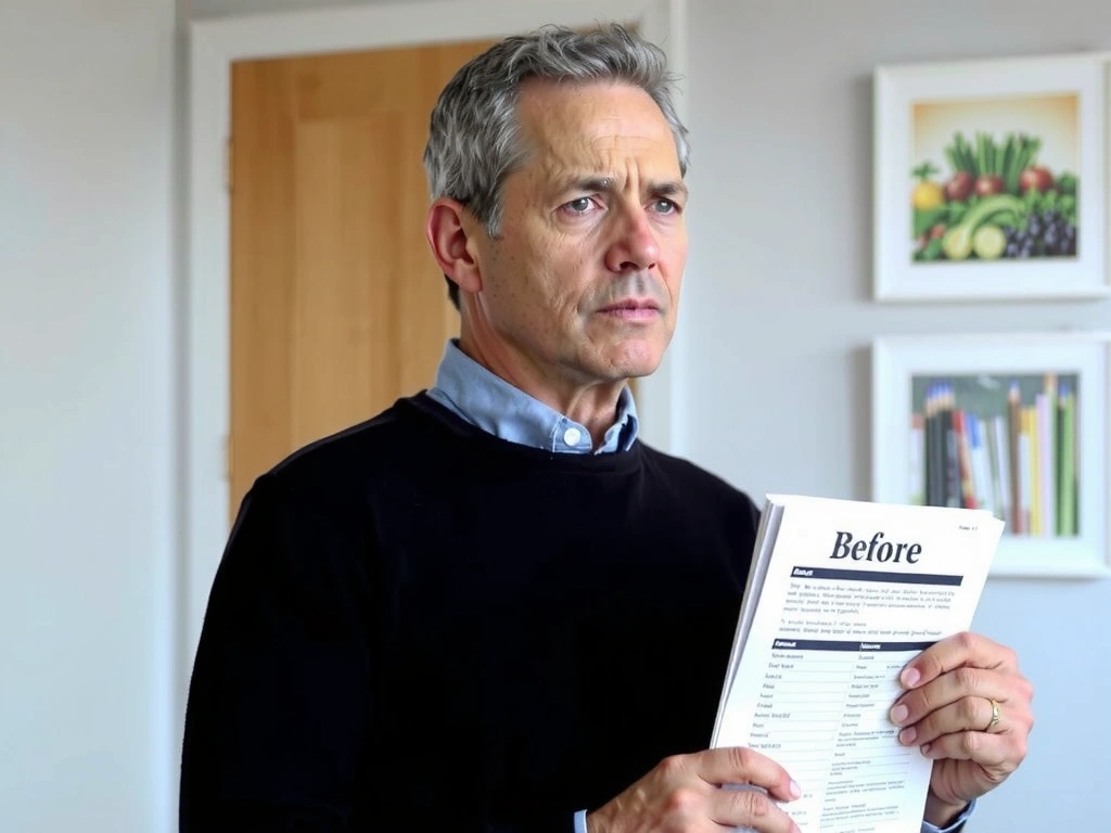 Herr Müller vor der Beratung